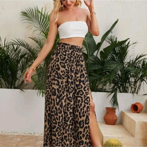 Loose leopard print pants - Picture 4 of 6